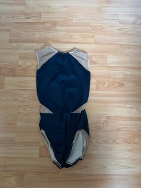 Black and Beige Mesh Leotard -LA Dance Designs